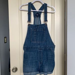 Gap Denim Overall Shorts